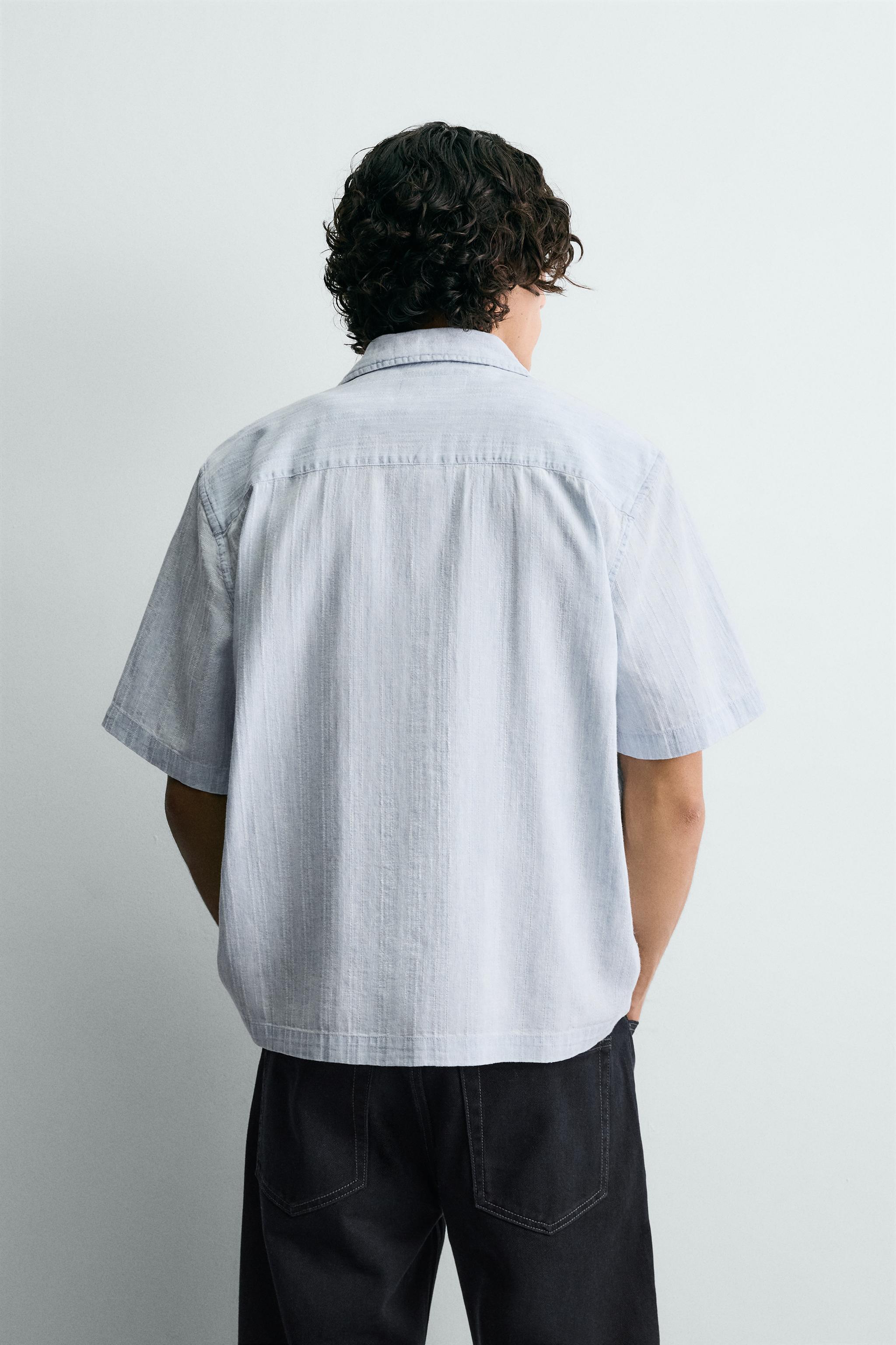 CHEMISE STRUCTURÉE LAVÉE